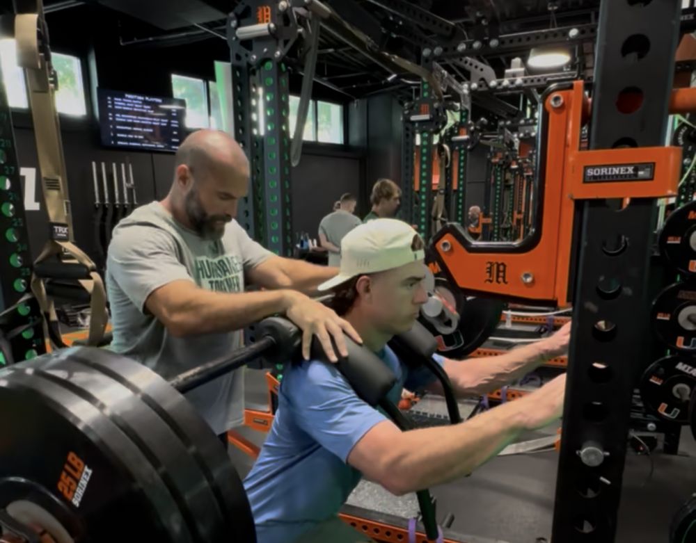 Romy Gonzalez training at the Miami facility